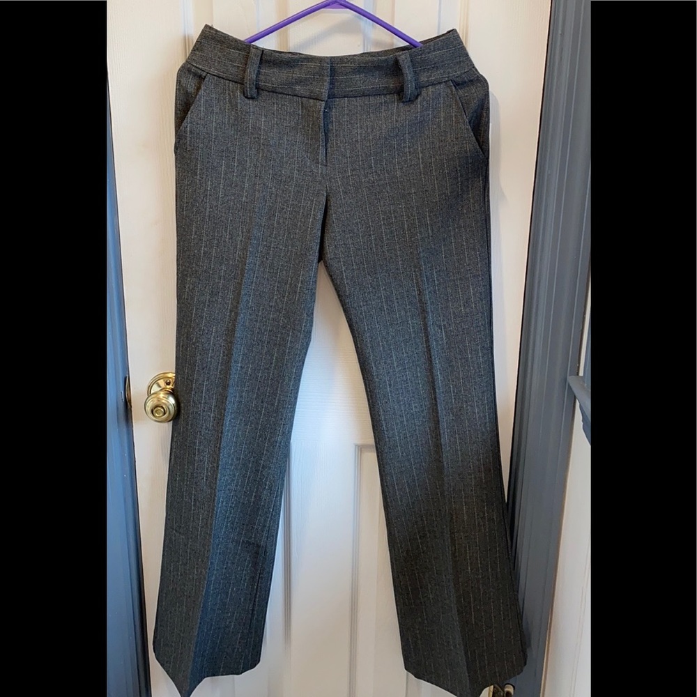 B. Works Grey Polyester/Spandex dress pants